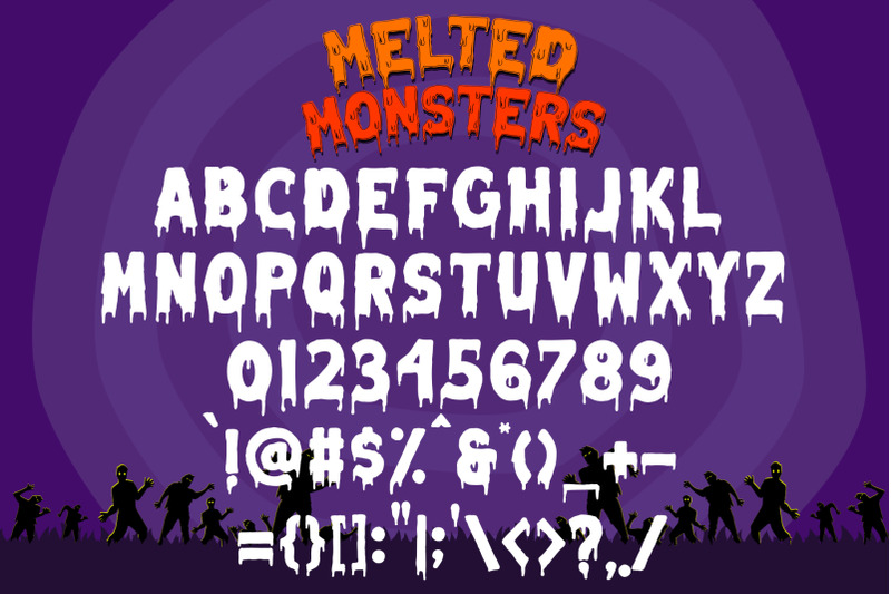 melted-monster-halloween-pack-layered-font