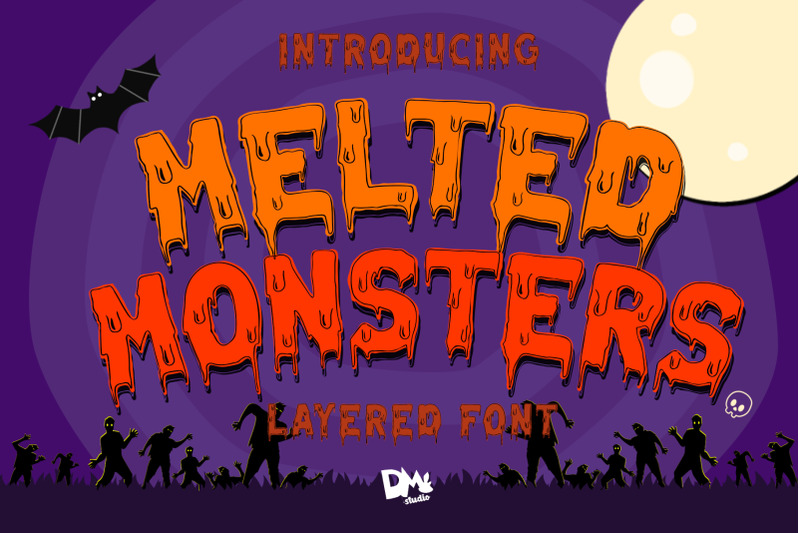 melted-monster-halloween-pack-layered-font