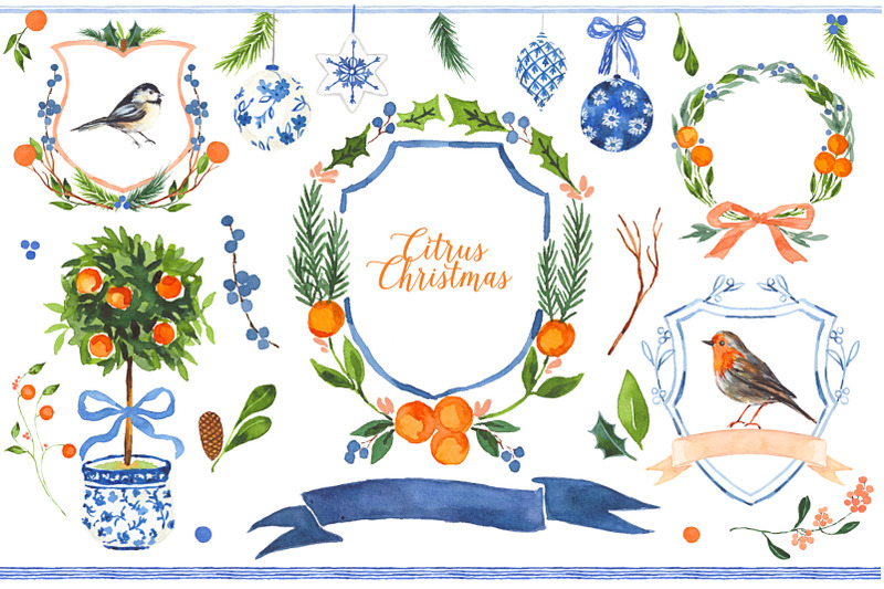 watercolor-holiday-clipart-citrus