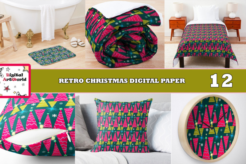 christmas-digital-retro-patterns