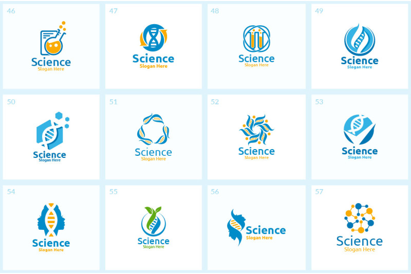 100-science-and-chemical-logo-bundle