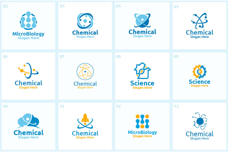 100-science-and-chemical-logo-bundle