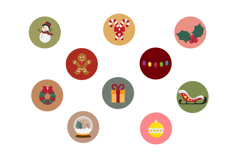 christmas-snowball-icon-vector-bundle