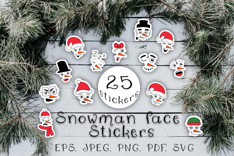snowman-faces-stickers-christmas-stickers-svg-png-files-cute-files