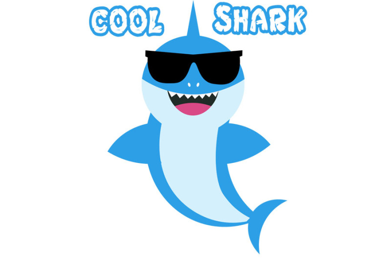 baby-shark-svg-baby-shark-with-glasses-svg-boy-shark-clipart-funny