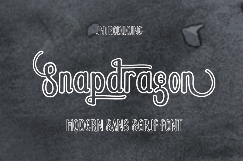 snapdragon-font-duo