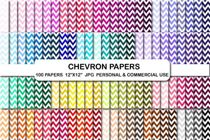 100-chevron-digital-papers-chevron-background-papers-pack