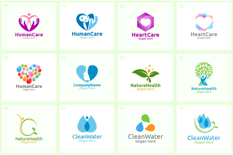 30-health-care-logo-bundle