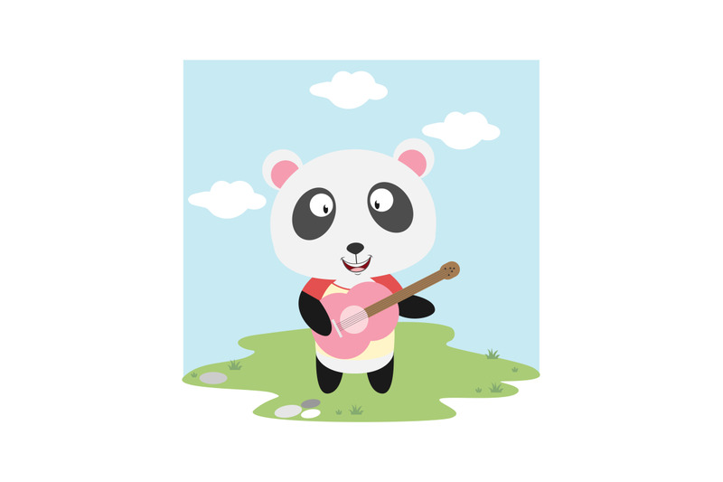 panda-play-guitar