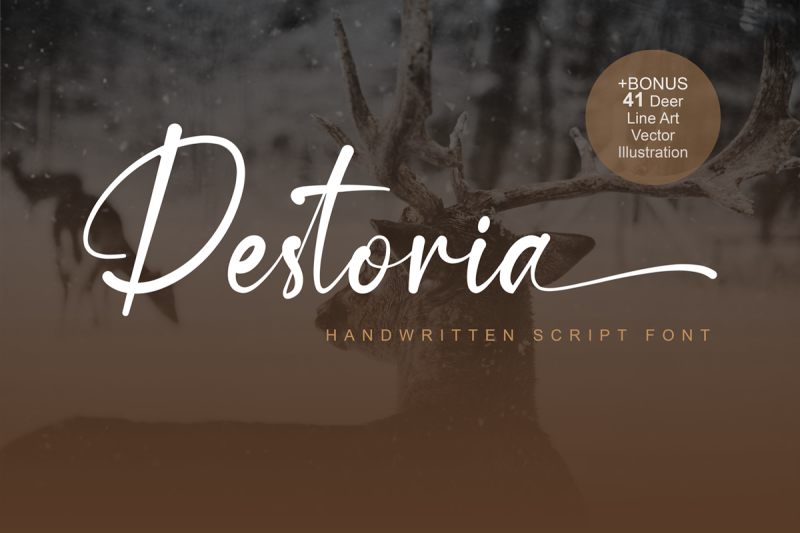 destoria-handwritten-font
