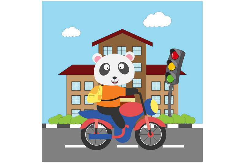 panda-ride-motorcycle