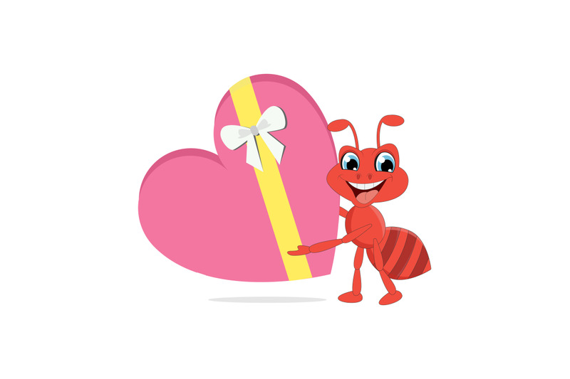 ant-with-love-gift