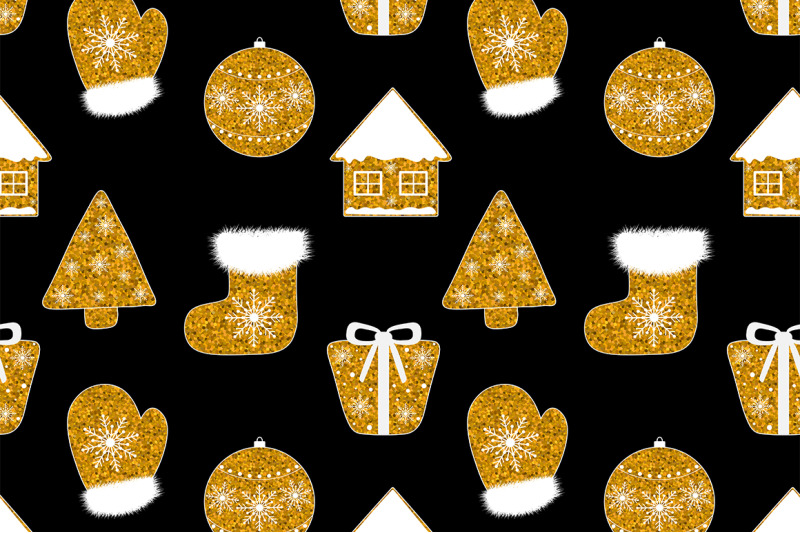 new-year-pattern-christmas-golden-pattern-christmas-svg