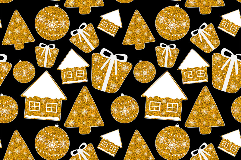 new-year-pattern-christmas-golden-pattern-christmas-svg