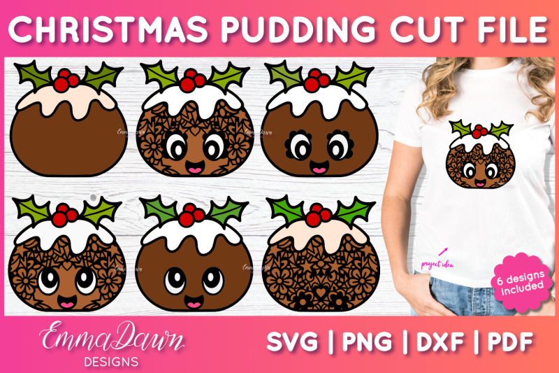 christmas-pudding-svg-bundle-christmas-zentangle-cut-file