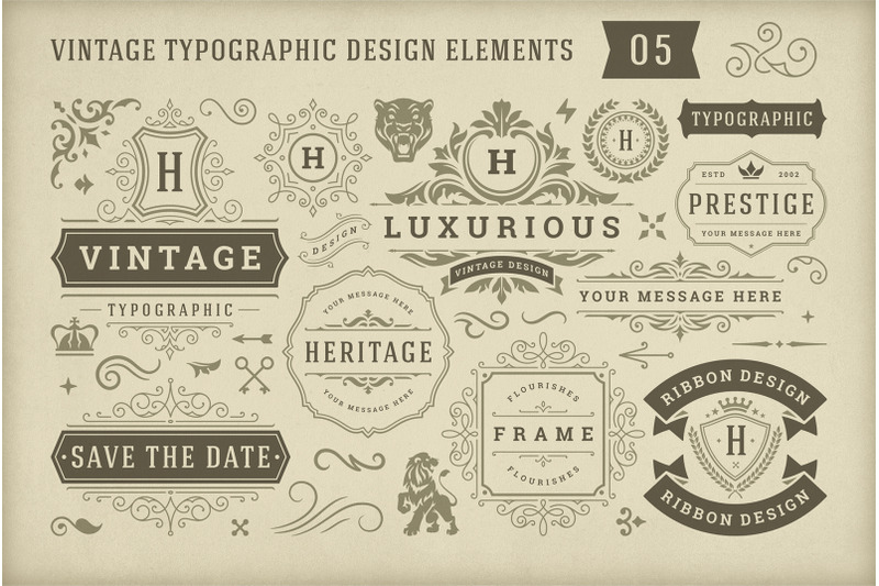 vintage-typographic-design-elements
