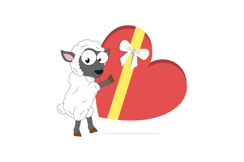 sheep-with-love-gift