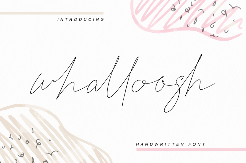whalloosh-handwritten-font