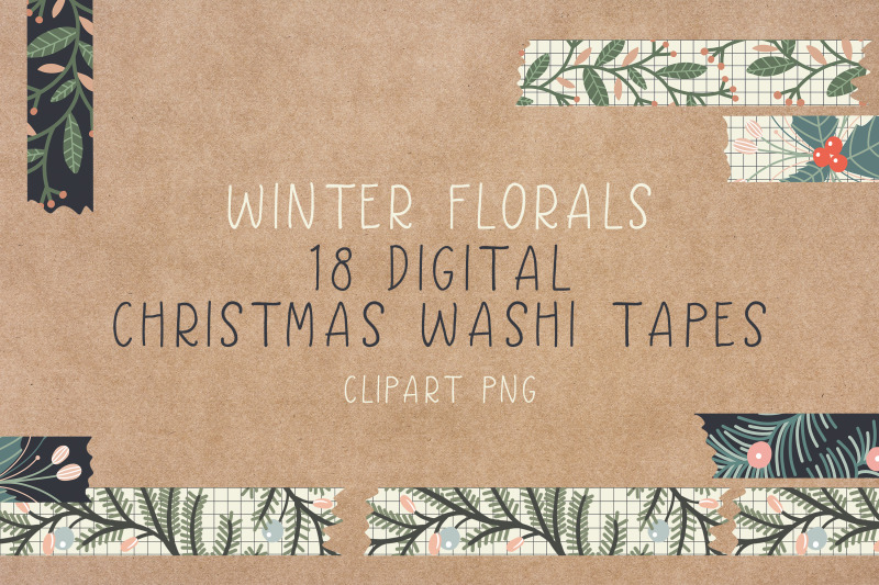 digital-christmas-washi-tapes