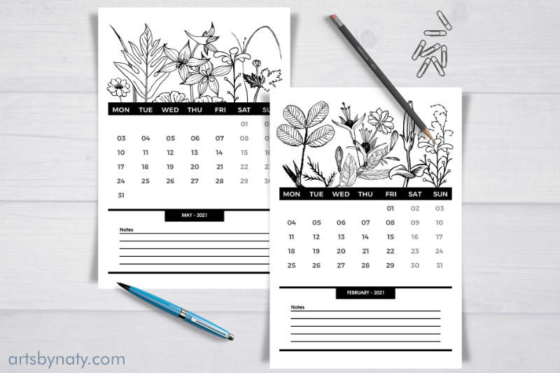 botanical-2021-calendar-for-coloring