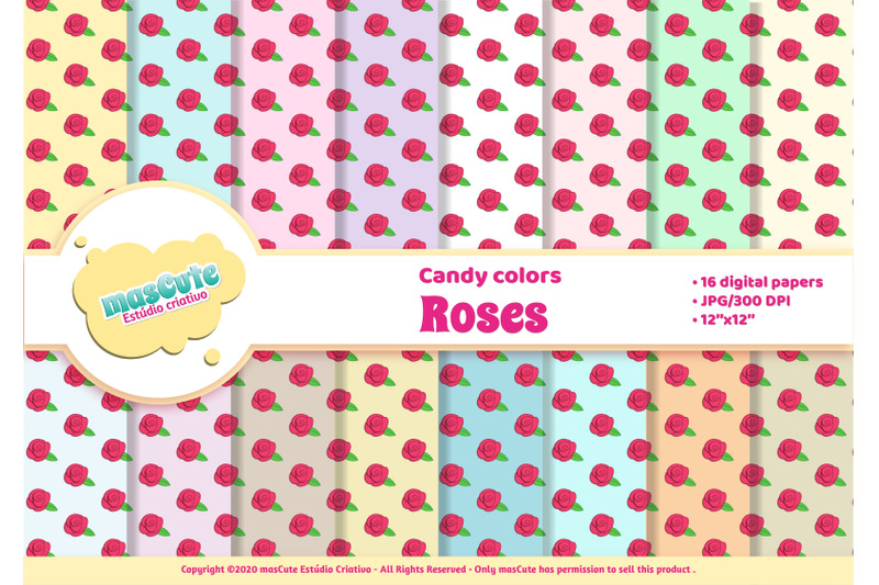 digital-paper-pack-roses