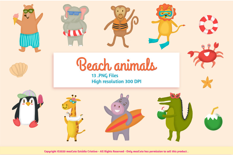 summer-beach-animals-clip-art