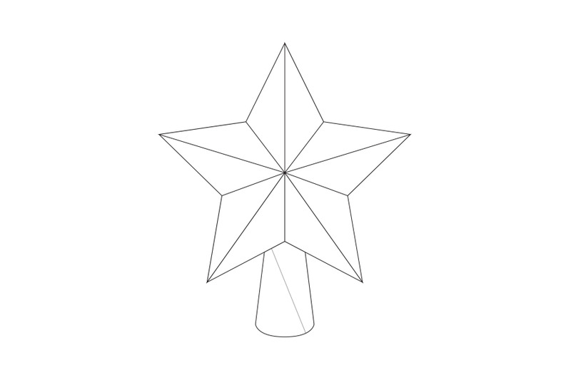 christmas-star-outline-icon-vector