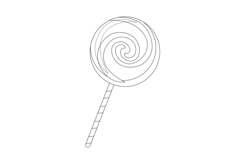 christmas-lollipops-outline-icon-vector