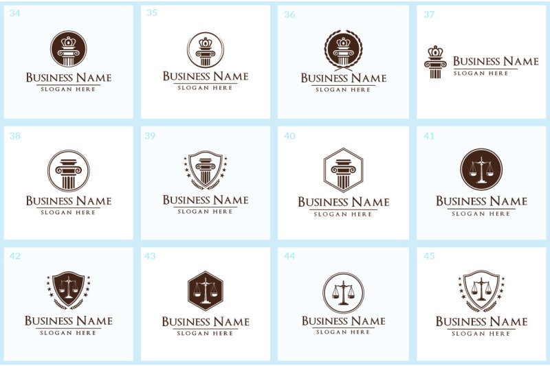 55-attorney-and-lawyer-logo-bundle