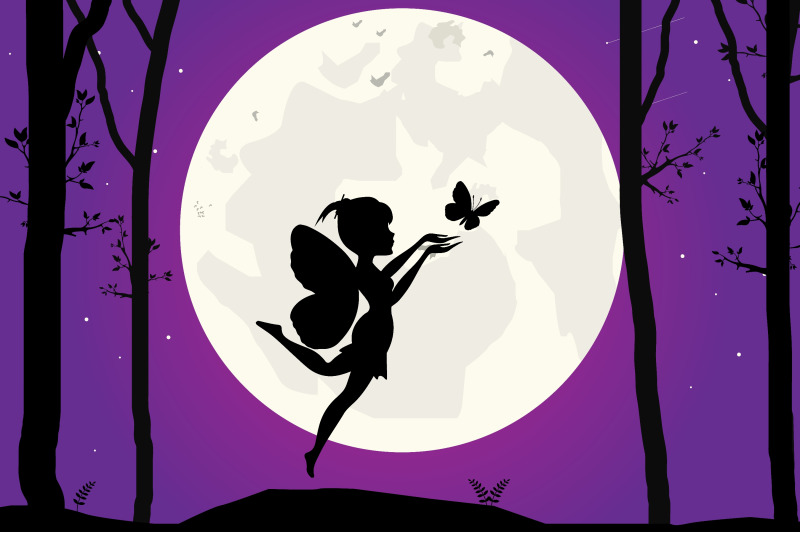 fairy-silhouette