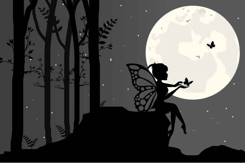 fairy-silhouette