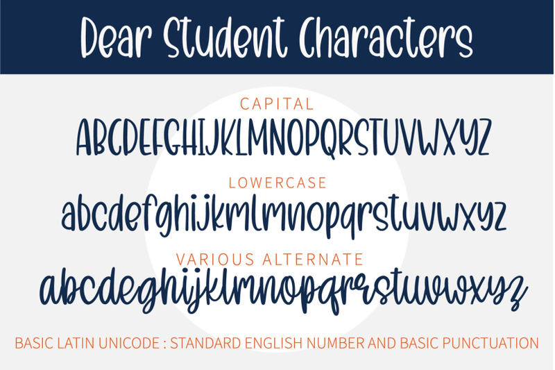 dear-student-a-cutey-handritten-font