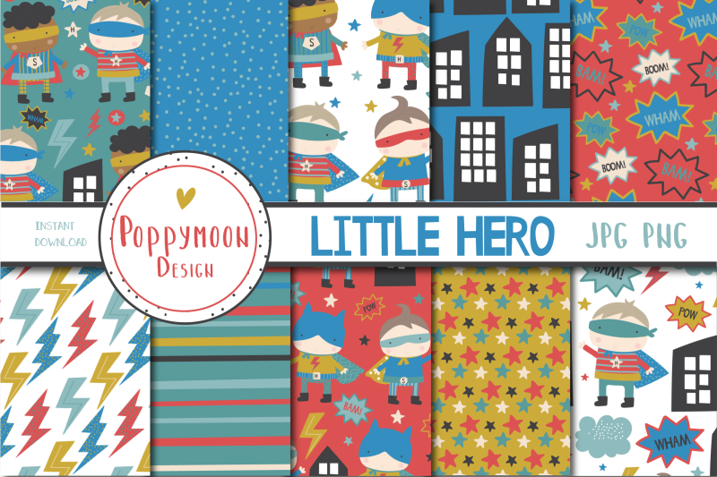 little-hero-paper-set