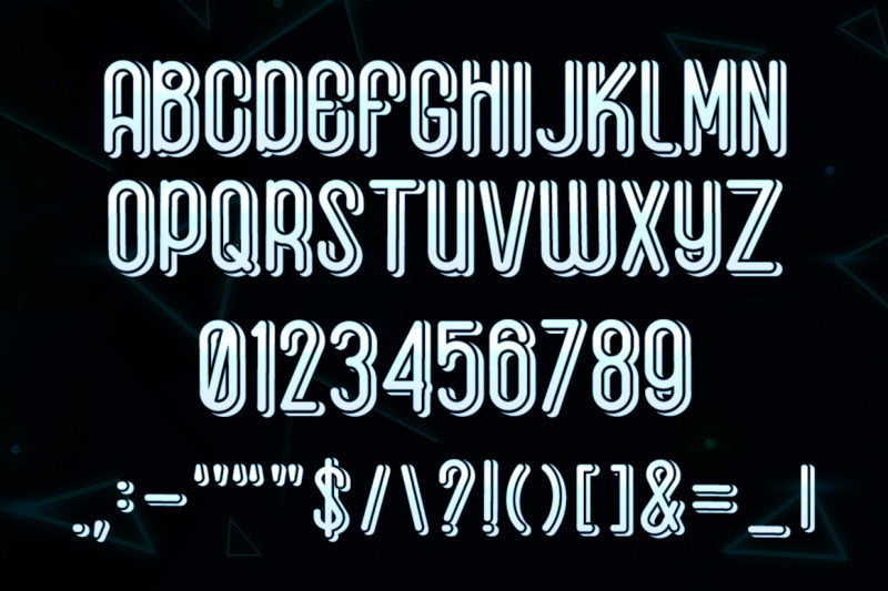 space-harbon-futuristic-font