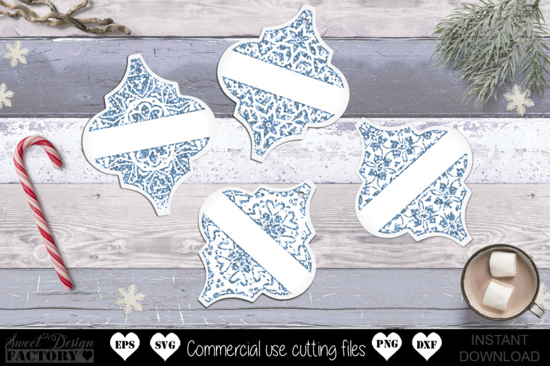 Download Tile Christmas Ornament SVG Bundle, arabesque SVG By ...