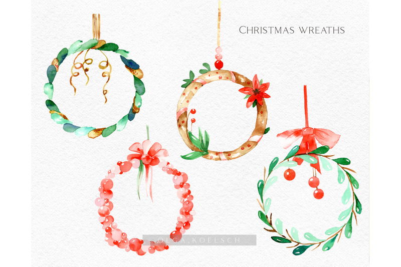 watercolor-christmas-advent-calender-diy-elements-watercolor-winter