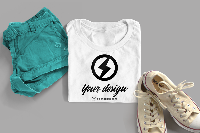 tee-with-shorts-and-sneakers-photoshop-mock-up