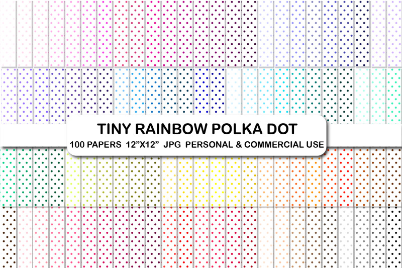 100-polka-dots-digital-papers-dots-patter-papers