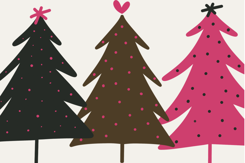 modern-christmas-trees-illustrations