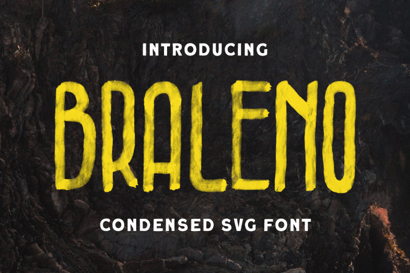 braleno-condensed-svg-font