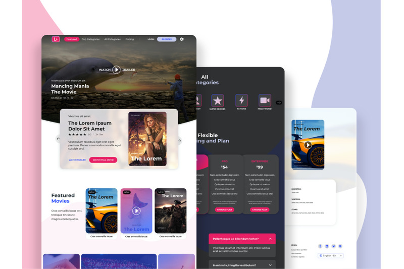 netflux-entertainment-landing-page