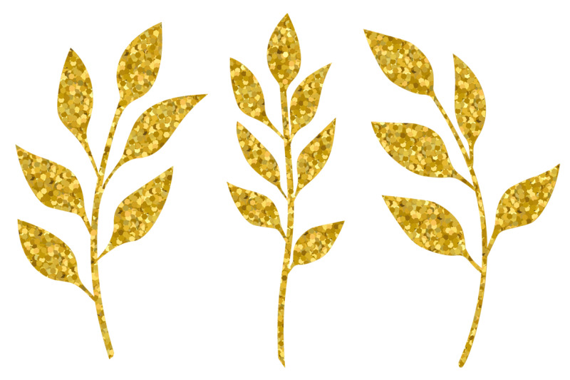 golden-plants-flowers-golden-leaves-golden-flowers-svg