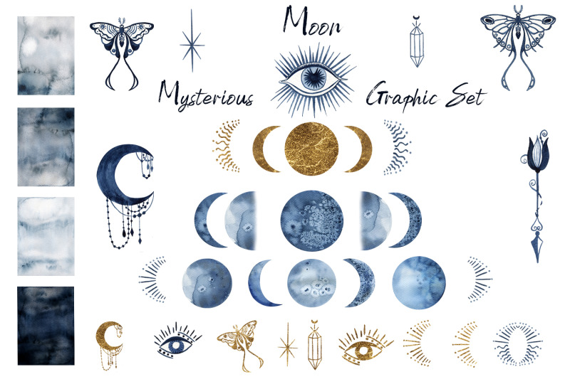 watercolor-moon-clipart-magic-mysterious-space
