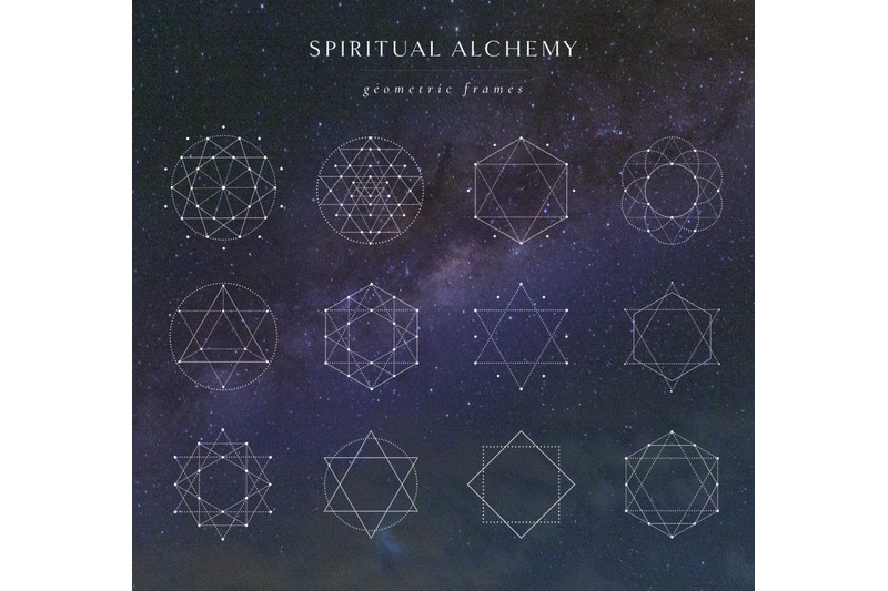 white-spiritual-alchemy-geometric-frames-abstract-sacred-geometry