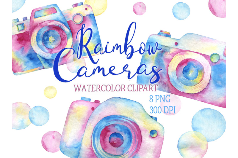 watercolor-rainbow-cameras-photographer-clip-art-photography-multicolo