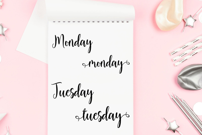 black-days-of-the-week-script-stickers-names-of-week