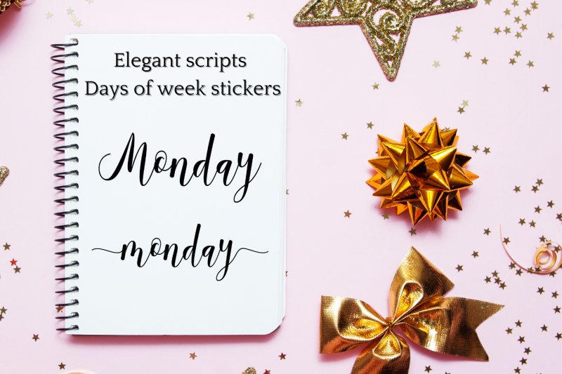 script-stickers-names-of-week-scripts