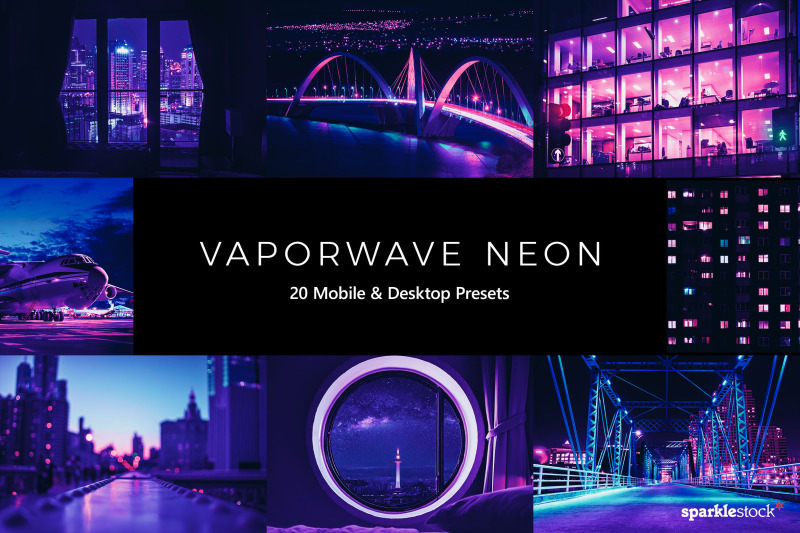 20-vaporwave-neon-lr-presets