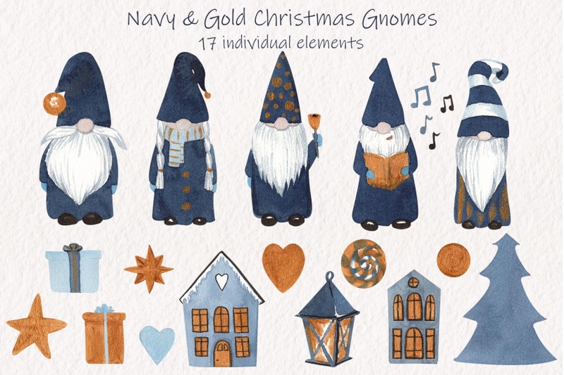 navy-amp-gold-christmas-gnomes-scandinavian-gnomes-clipart-nbsp