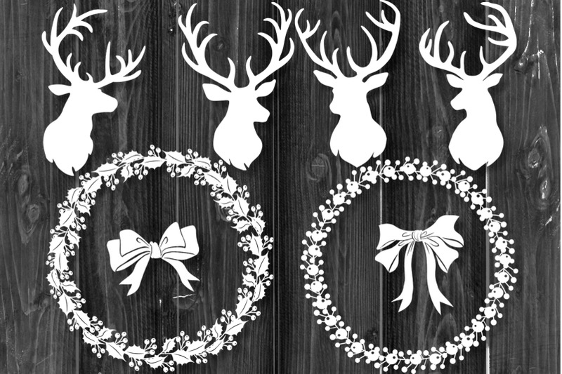 christmas-svg-reindeer-wreath-clipart